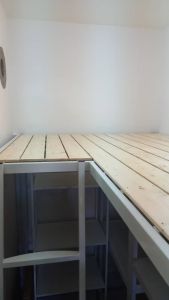 Loft bed customize Singapore /helper room /bomb shelter/utility room loft bed customize