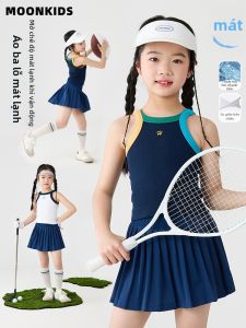 Moonkids | Sleeveless Quick-dry Girls Sports Vest For Tennis Training