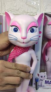 CWVS TALKING ANGELA CAT VOICE RECORDING WITH LIGHTS AND SOUNDS TOY FOR KIDS