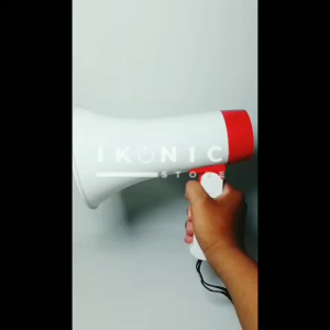 IKONIC Megaphone Bluetooth Pengeras Suara Speaker Demo Portabel Rekam Suara F 619