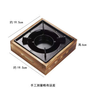 Creative Special Dish Dry Ice Tableware Homestay Personalized Atmosphere Dish Private Kitchen Bearer Roast Meat Tray Alloy Baking Tray