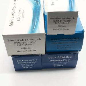 200Pcs Self-Seal Pouches 5 Sizes Autoclavable Bags Dual Indicators For Dental Tattoo Tools