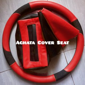 Cover Sarung Pelindung Stir Mobil Truck Canter Paket Kumplit Tisu dan Perseneling