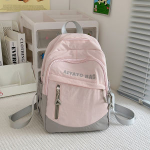 Cute Mini Backpack Casual Travel Lightweight Childrens Multi-purpose Shoulder Bag Maternity Bag Student Nylon Bag Zipper Closure