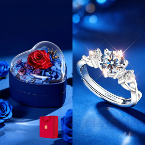 East Beauty | Lab-created Diamond Engagement Ring Silver