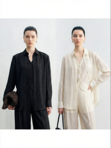 Acetic Acid Light Illusion Blouse Women