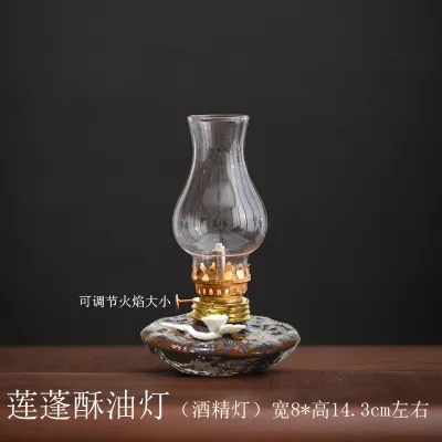 PINCIHUI | Đèn Dầu Gốm Wabi-Sabi Retro Phật