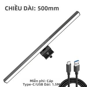 Đèn Bàn LED Bảo Vệ Mắt 50cm Sử Dụng Nguồn USB Đèn Thanh Màn Hình Điều Chỉnh Độ Sáng Không Cấp Độ Đèn Đọc Sách Công Tắc Cảm Ứng Bật/tắt Cho Máy Tính PC
