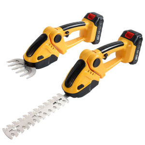 2-in-1 24V Cordless Electric Hedge Trimmer 20000RPM Rechargeable Handheld Household Grouting Weeding And Garden Pruning Tool