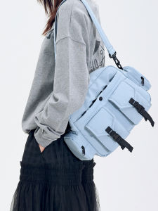 MYEDITION | MYEDITION Commuter Beta Cotton-Padded Crossbody Camera Bag Dual-Shoulder Boston Bag Stylish British Style Versatile Backpack