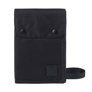 High-End Nylon Travel Document Bag Waterproof Neck-Mounted Passport Cover Customizable Logo Ideal for Youth