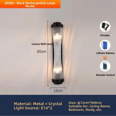 HAOJUESHIDENGSHI | Luxurious and Creative Nordic Crystal Wall Light
