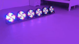 84/54/36 LED Stage Light RGB Par Light DMX512 Master Slave LED Flat DJ Equipment Controller Discos KTV Music Light