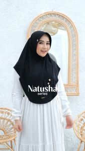 Daffi Hijab Natusha Terbaru 2023 Hijab Ory Simple Jersey Perfume Premium Kekinian