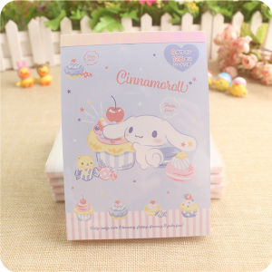 Japanese Style Cartoon Laser Cut Thickened Sticky Notes Book Color Pages Ultra Thick Tearable Message Book Memo Notebook Sticker
