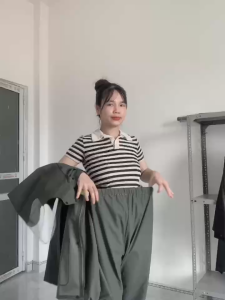 Quần Áo Mưa Bộ Vải Dệt Kim Xanh Bộ Đội Cao Su Non Mềm Mại Chống Thấm Có Giải Phản Quang An Toàn Xe Máy