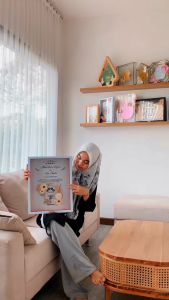 Uang Mahar Simbolis Pernikahan / Bingkai Mahar Rustic 45x35cm / Hantaran Seserahan Wedding