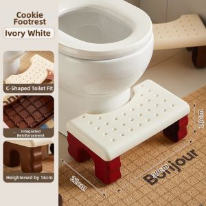 LUTUMEI | Toilet Step Stool Bathroom Footstool Thickened Child Use