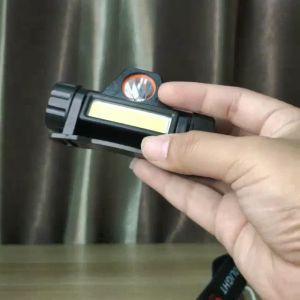 Powerful Camping LED Q5+COB 1500LM Headlamp Rechargeable Waterproof ไฟฉายคาดหัว ชาร์จUSB กันน้ำ เเข็งเเรงทนทานทนแรงกระแทก