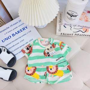 Bộ quần áo mùa hè cộc tay bé traii nhà B.H kids