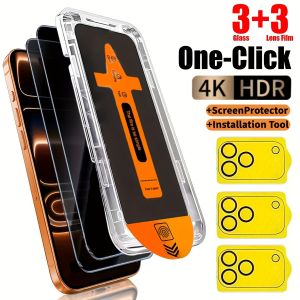 3Pcs Privacy Screen Protectors + 3Pcs Camera Lens Protectors Compatible With IPhone 17 Pro Max/16 Pro Max/17 Air/17/16/16E/15/14