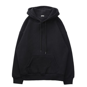 Mens Black Hoodie with Green Fist Print Circular Logo Design Superhero Pattern Pullover 100% Cotton Casual Streetwear