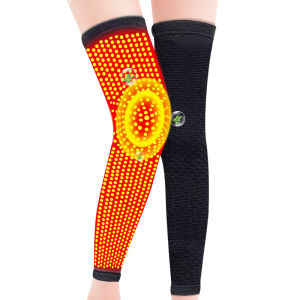 1Pair Tourmaline Self Heating Support Knee Pads Knee Brace Warm for Arthritis Joint Pain Relief and Injury Recovery