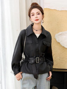 OUCAO | High-end Retro Design PU Jacket