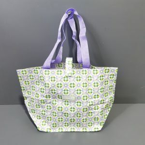 Foldable Large Capacity Waterproof Woven Shopping Bag Single Shoulder Handbag Eco-friendly Bag Fresh Style Carrier Bag