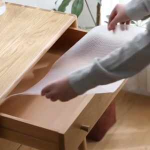 Clear EVA Waterproof Mat Cabinet Drawer Liners Mat Anti Slip Tikar Kalis Air Transparent Table Cover Wardrobe 防潮垫