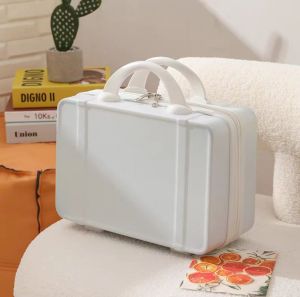 Portable Handheld Makeup Case Wedding Celebration Red Gift for Women 14 Inch Hanging on Luggage Additional Bag Fashion Trend