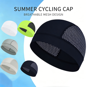 WRELS | Summer Mesh Cycling Caps Lightweight Sweat Absorbing Running Helmet Liner Caps Quick Dry Elastic Breathable Cycling Hats