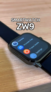ROLEMANI ZW9 SmartWatch  Original IP68 Waterproof 1.955-inch IPS Screen Bluetooth Call Running Pace Custom Wallpaper Health Monitoring Jam Tangan Pria Wanita GPS Android IOS