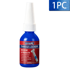LOOLIFL | 243 Blue Medium Strength Threadlocker Screw Glue Thread Locking Agent Anaerobic Adhesive Corrosion-Resistant Anti-Loosening Glue