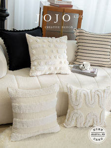 Nordic Style Sofa Pillowcase JOJOS L. PD Creamy Feel Square Shape Home Decor Universal Use Soft Cozy Feel Chinese Origin