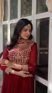 [PRE ORDER] {GOWN+DUPPATA SET COLLECTION} SIZE:-M TO 2XL FABRIC : Faux Blooming~ Delivery Lead Time : 10 days