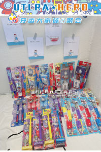 Leizhi Kids Toothbrush Set Soft Bristles Standing Design for Ages 3-12 Years Old Childrens Toothbrush And Toothpaste Kit