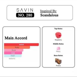 SAVIN PARFUM No.280 Scandalous