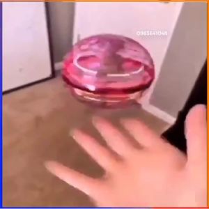 Quả cầu bay ma thuật UFO cảm ứng phát sáng bằng tay chất liệu nhựa ABS bền và chống va đập