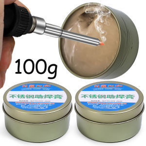 Feelife 100g Solder Paste Rosin Flux Scaling Powder Low Temperature Soldering Flux Lead-free Soldering Repair Paste for Electronic Component