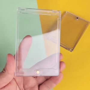 10pcs Magnetic Card Holder Case / 35PT Magnetic Cards Holder / Gaming Sports Trading Card Display Case / Kpop Idol Photo Protective Sleeves