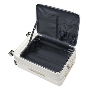 Front Opening Expandable Travel Suitcase Deep Cargo Multi-Functional Large Capacity Side Opening Cover Password Pull Rod Box