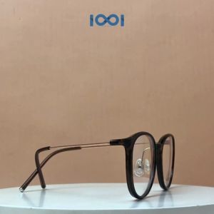 IOOI Eyewear -  Kacamata Kotak Metal Lensa Anti Radiasi Blueray Photocromic Pria Wanita 85000