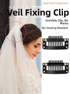 MINQI | Invisible Windproof Secure Bridal Veil Clip