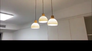 สไตล์โมเดิร์น โคมไฟระย้า ไฟแต่งห้อง ของแต่งห้อง สำหรับตกแต่งบ้าน โคมไฟระย้าไม้เนื้อแข็ง โคมไฟระย้าติดเพดาน โคมไฟระย้าแก้วสีขาวขุ่น เหมาะสำหรับห้องรับประทานอาหาร ห้องนั่งเล่น ห้องนอน ฯลฯ