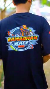 KAOS RAMADHAN RACE KCOMBED 24S (LEBIH TEBAL DARI 30S) ADEM NYAMAN DI PAKAI DAYA SERAP KERINGAT TINGGI