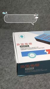 SOHA MP-03 40 USB Port Charger 200W 40A Multi Port Charger Fast Charging Output  Smart Charging Station Dual Digital Display USB Wall Automatic