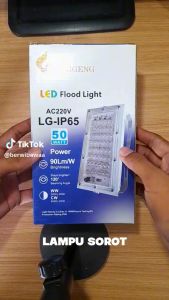 LAMPU SOROT / TEMBAK LED SLIM 50WATT RGB LED FOODLIGTH 50W 220VOLT + REMOT DISCO