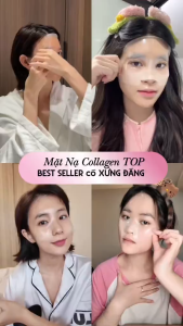 [AROCELL] Mặt Nạ Thạch Collagen Chống Lão HóaTrẻ Hóa Da Arocell Super Power Mask Hộp 4 Miếng
