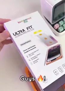 Glass Instan Superfit Plug And Play Redmi 13C 12C 10C 9C Tempered Clear Anti Gores Debu / Dustproof Screen Protection Auto Install Ultrafit Tempered Glas Kaca Bening Xiaomi Mi C